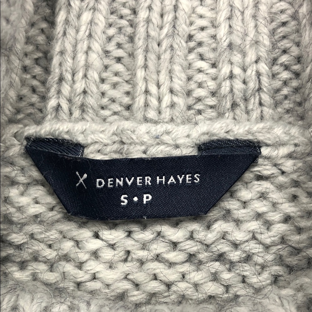 Denver Hayes Light Gray Turtleneck Sweater – Women’s Small - Picture 2 of 7